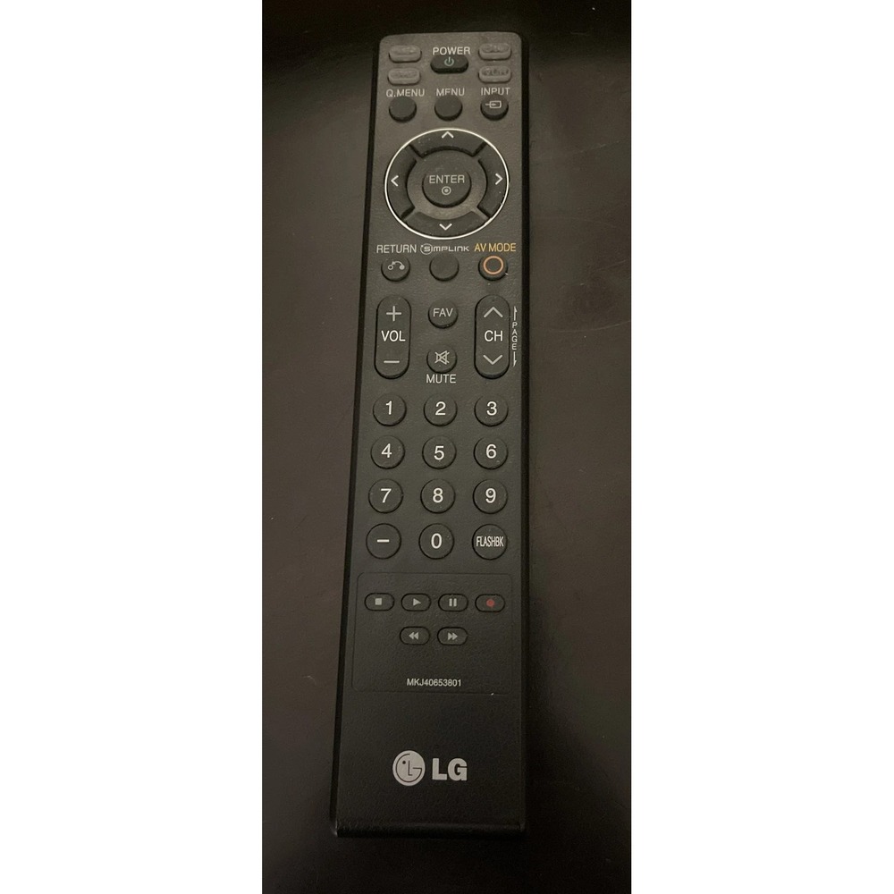 LG MKJ40653801 TV Remote OEM 47LG70 42LG70 32LG70 52LG60 47LG60 42LG60 Black